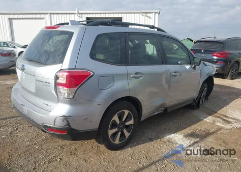 2017 Subaru Forester 2.5I z USA, uszkodzony, nr VIN JF2SJABC7HH407444